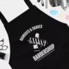Haircuts And Shaves Barbershop Apron - Salon Aprons for Barbershop - Hairstylist Apron for Women Men - Barber Gifts - Barbers Must Haves