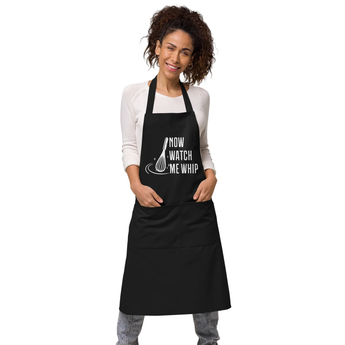 Now Watch Me Whip Funny Baking Apron - For Chef Bakers