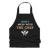 Don't Mess With The Chef Funny Chef Apron - Chef Kitchen Cooking Baking Grilling Apron - Fun Novelty Gift for Chefs