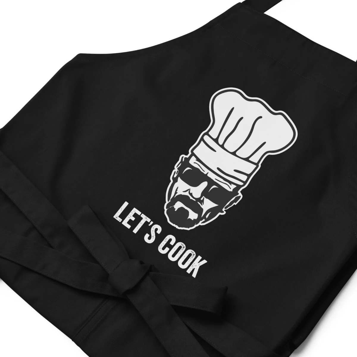 Let's cook Funny BBQ Apron For Men - Funny Mens Kitchen Aprons - Barbecue Grillmaster Meat Smoking - Fathers Day Grilling Apron