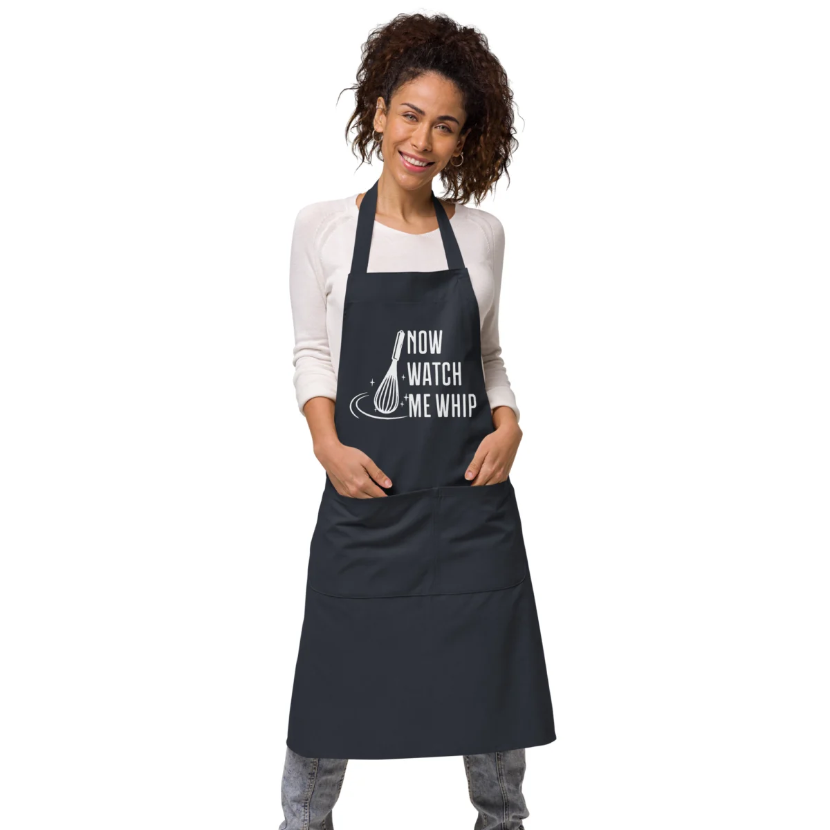 Now Watch Me Whip Funny Baking Apron - For Chef Bakers
