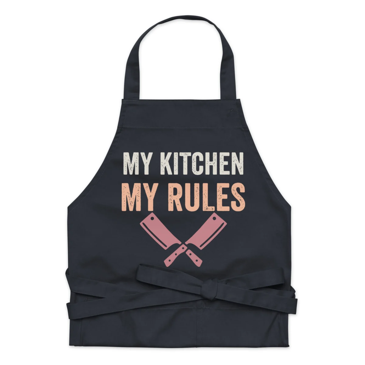 My Kitchen My Rules Funny Chef Apron - For Moms Home Kitchen Cooking