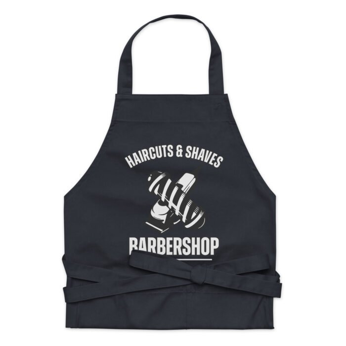 Haircuts And Shaves Barbershop Apron - Salon Aprons for Barbershop - Hairstylist Apron for Women Men - Barber Gifts - Barbers Must Haves