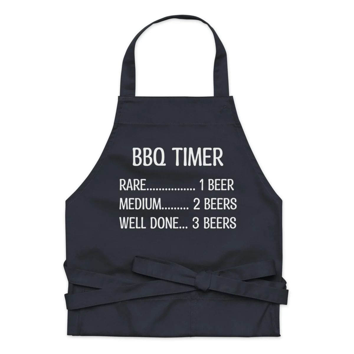 BBQ Timer Funny BBQ Grilling Apron - Barbecue Grill Gift Ideas - Funny Apron for Men BBQ Gift