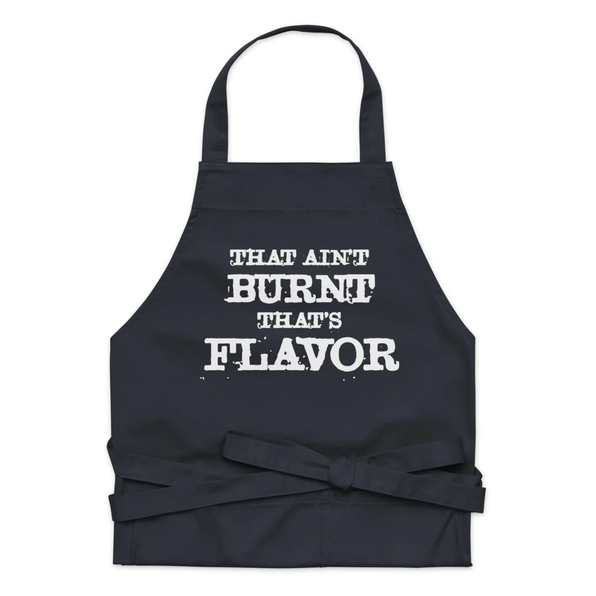 That's Not Burnt That's Flavor Funny Kitchen Apron - Funny Apron for Men - BBQ Grill Apron - Funny Apron for Dad - Funny BBQ Apron