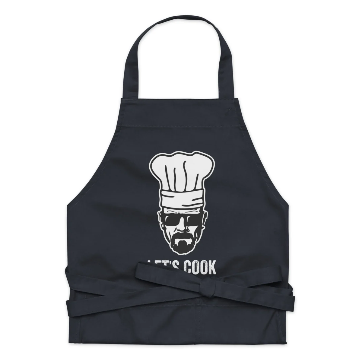 Let's cook Funny BBQ Apron For Men - Funny Mens Kitchen Aprons - Barbecue Grillmaster Meat Smoking - Fathers Day Grilling Apron