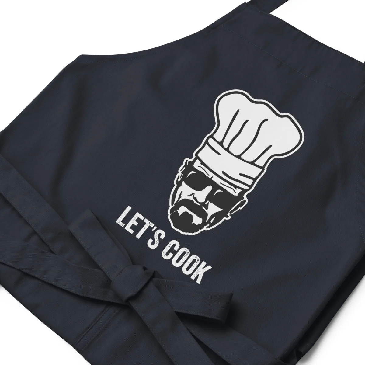 Let's cook Funny BBQ Apron For Men - Funny Mens Kitchen Aprons - Barbecue Grillmaster Meat Smoking - Fathers Day Grilling Apron