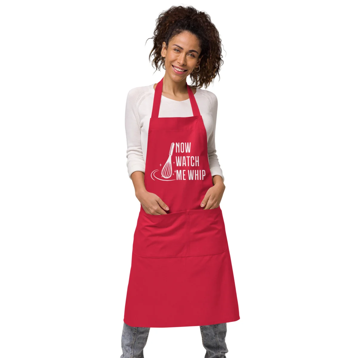 Now Watch Me Whip Funny Baking Apron - For Chef Bakers