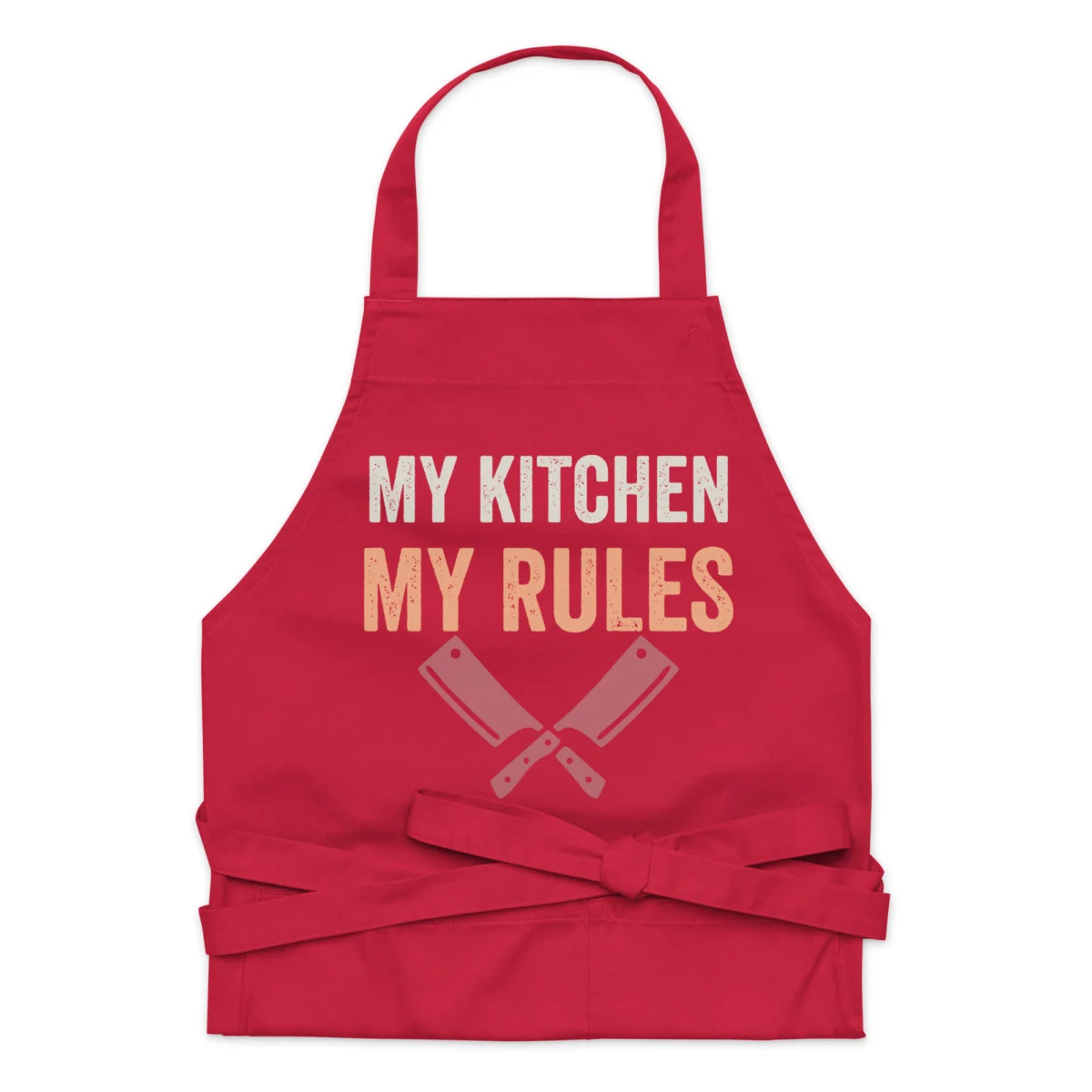 My Kitchen My Rules Funny Chef Apron - For Moms Home Kitchen Cooking