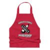 Haircuts And Shaves Barbershop Apron - Salon Aprons for Barbershop - Hairstylist Apron for Women Men - Barber Gifts - Barbers Must Haves
