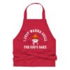 I Just Wanna Grill for God's Sake Apron - Funny Grilling Apron - Funny Chef Kitchen Apron - Perfect Gift For Grill Master