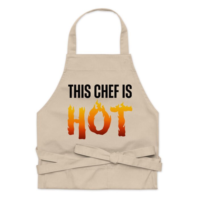 This Chef Is Hot Funny Chef Apron - For Men And Women Cooking Grilling Baking