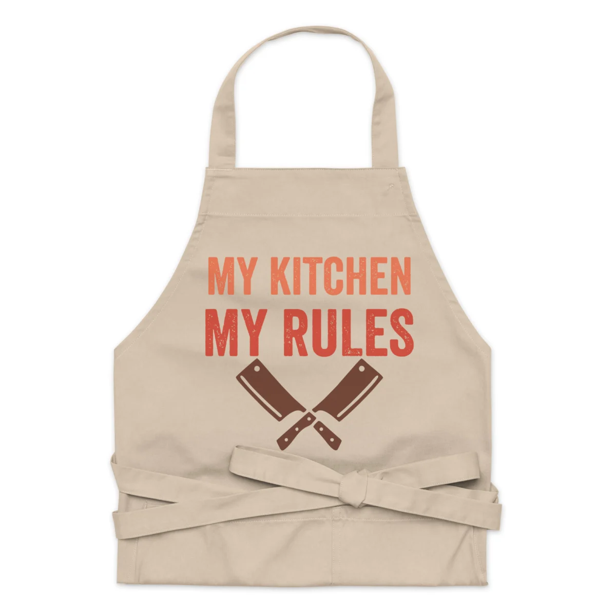 My Kitchen My Rules Funny Chef Apron - For Moms Home Kitchen Cooking