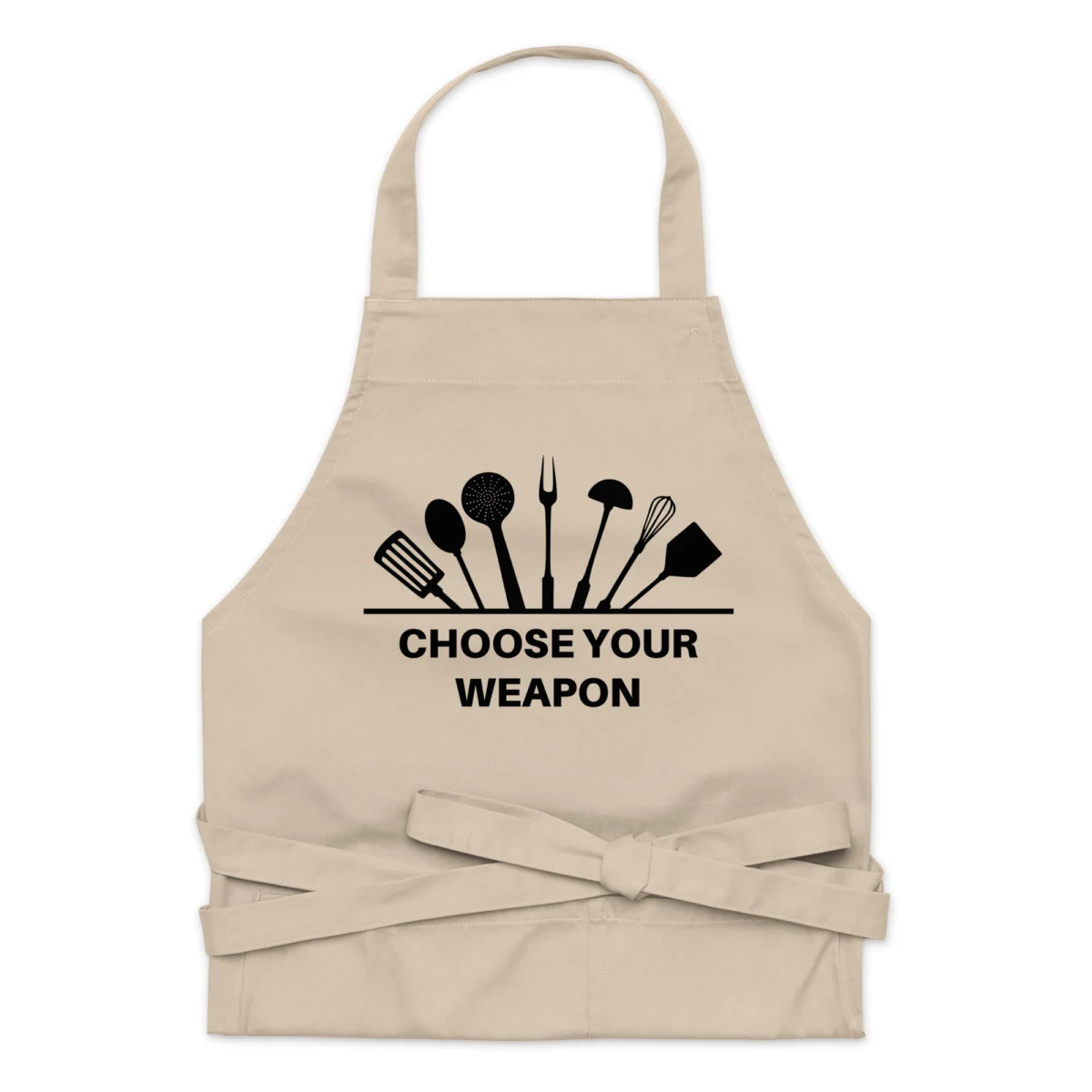 Choose Your Weapon Funny Chef Apron - For Baking BBQ Grilling Cooking