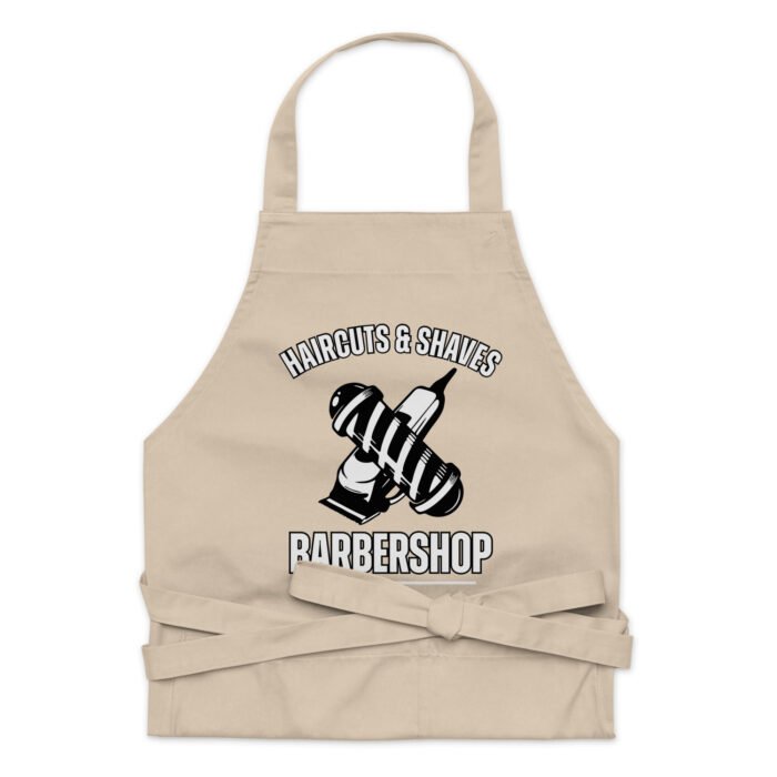 Haircuts And Shaves Barbershop Apron - Salon Aprons for Barbershop - Hairstylist Apron for Women Men - Barber Gifts - Barbers Must Haves