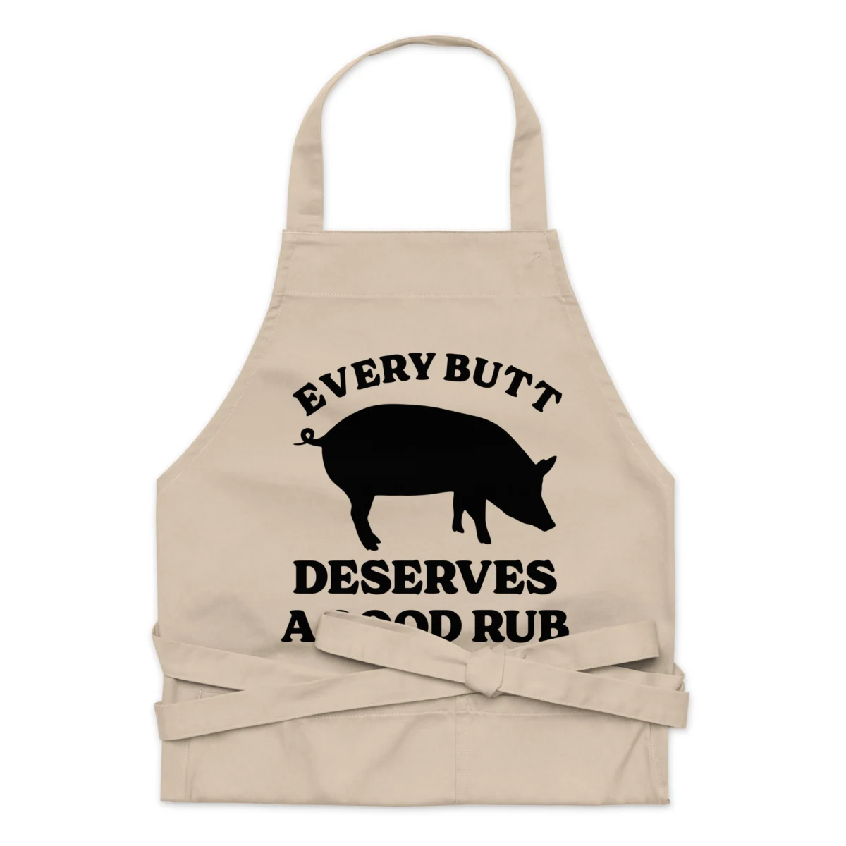 Every Butt Deserves A Good Rub Funny BBQ Meat Smoking Apron - Cooking Aprons For Men And Women - Mothers, Fathers Gift