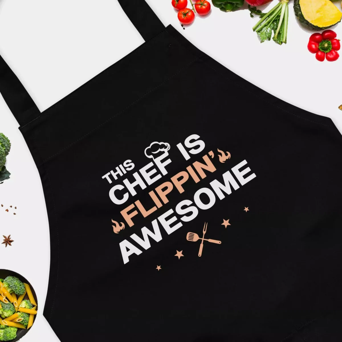 This Chef Is Flipping Awesome BBQ Grilling Apron