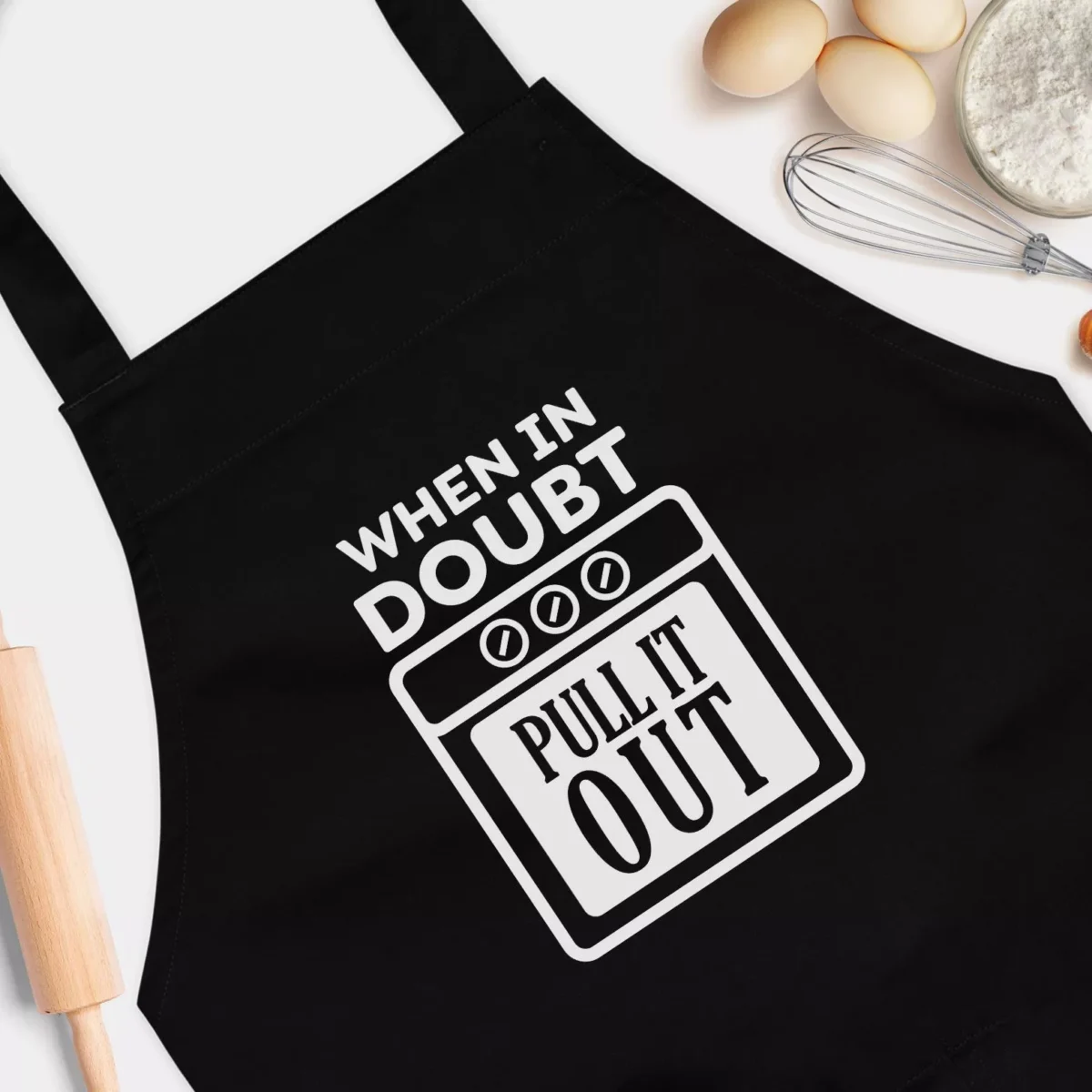 When In Doubt Pull It Out Funny Oven Baking Cooking Kitchen Apron