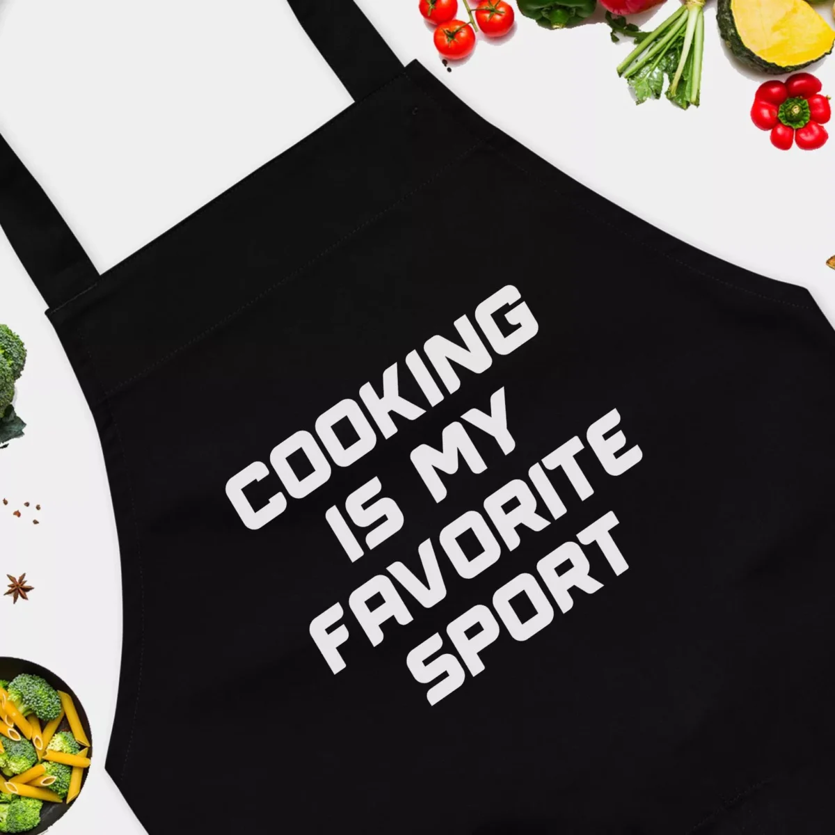 Cooking Is My Favorite Sport Funny Chef Apron