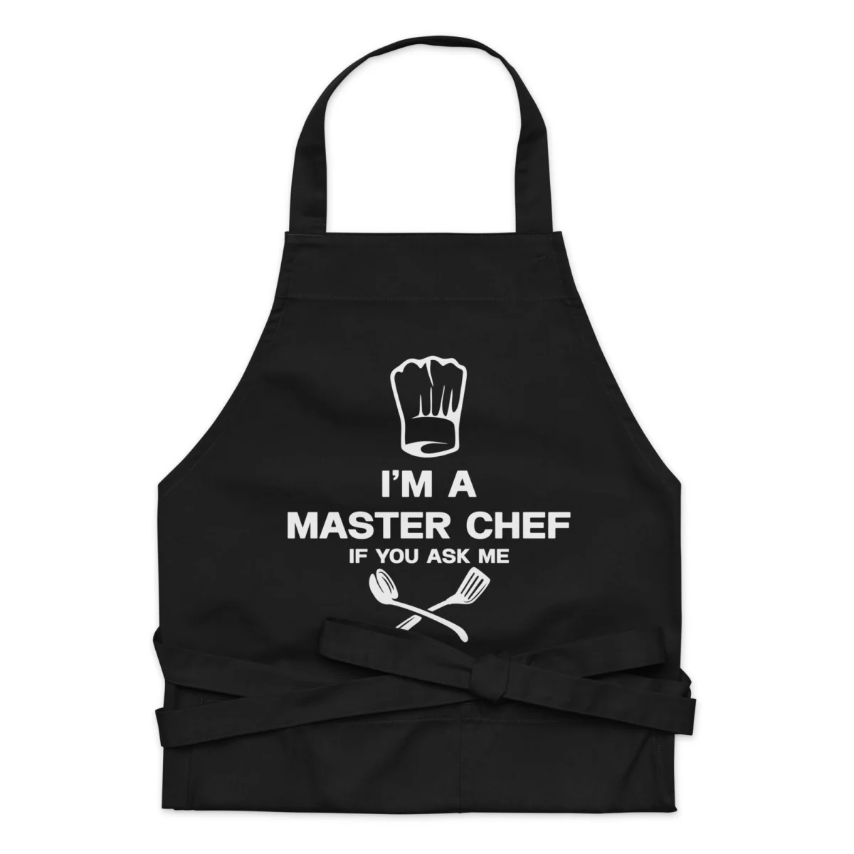 Funny Chef Apron: I'm A Master Chef If You Ask Me - Cooking Apron for Home Chefs