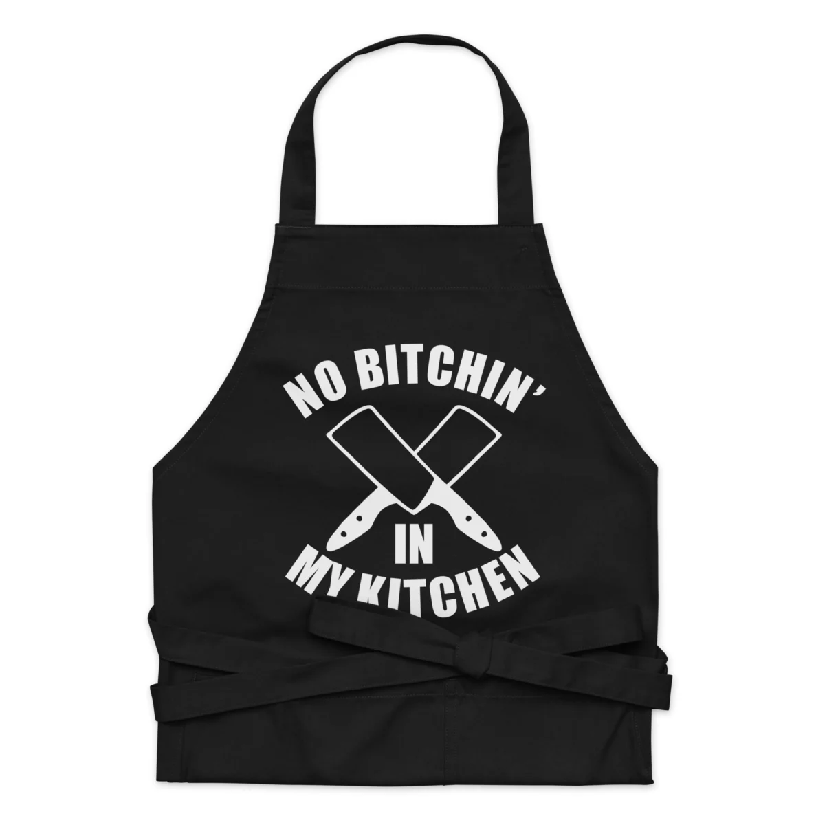 No Bitchin In My Kitchen Funny Chef Apron - Mother's Day Gift For Mom - Funny Kitchen Cooking Sassy Apron - Cute Kitchen Gift for Her - For Cooks