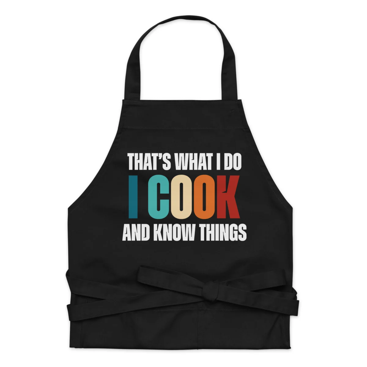 That's What I do I Cook and I Know Things Apron - Funny Kitchen Apron - Chef Funny Cooking Apron - for Men, Women Chefs