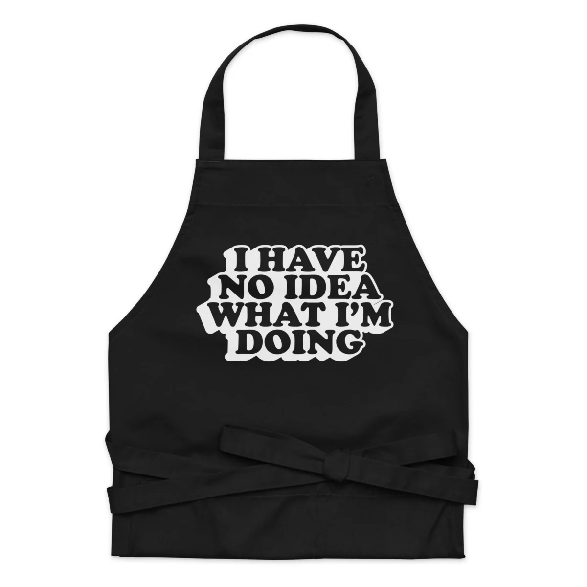I Have No Idea What I'm Doing Apron - Funny Apron for Men - BBQ Grill Apron - Funny Meme BBQ Grilling Gift for Fathers