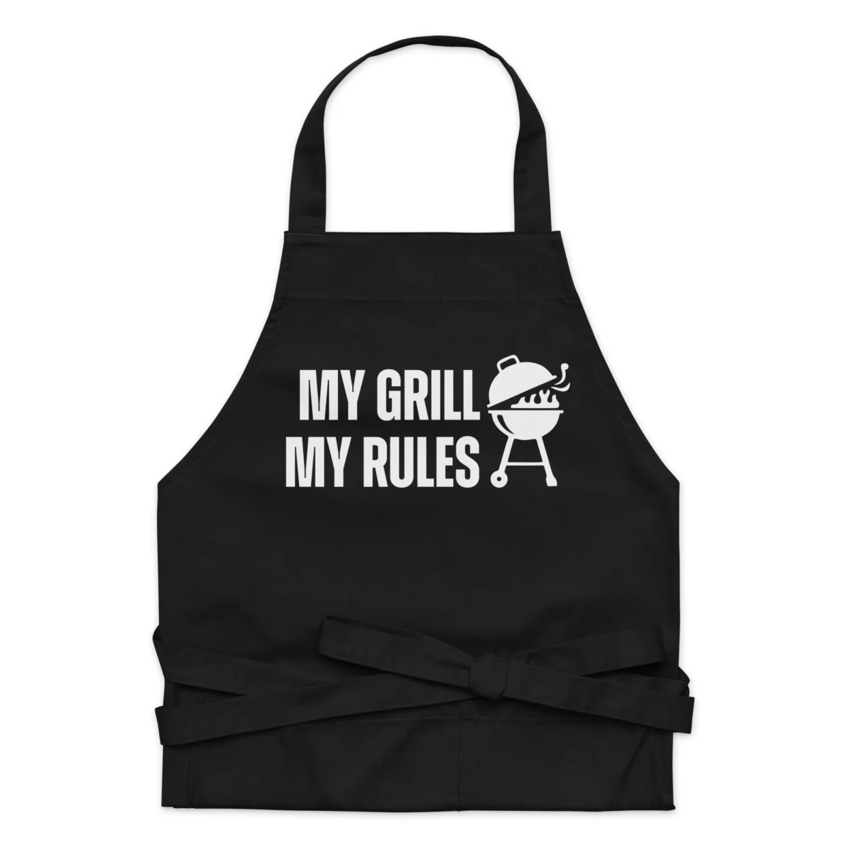 My Grill My Rules Apron - Funny Men's BBQ Apron - Apron Gifts for men - Apron Gift for Dads - Gift for Cook, Chef in the House, Barbecue Master