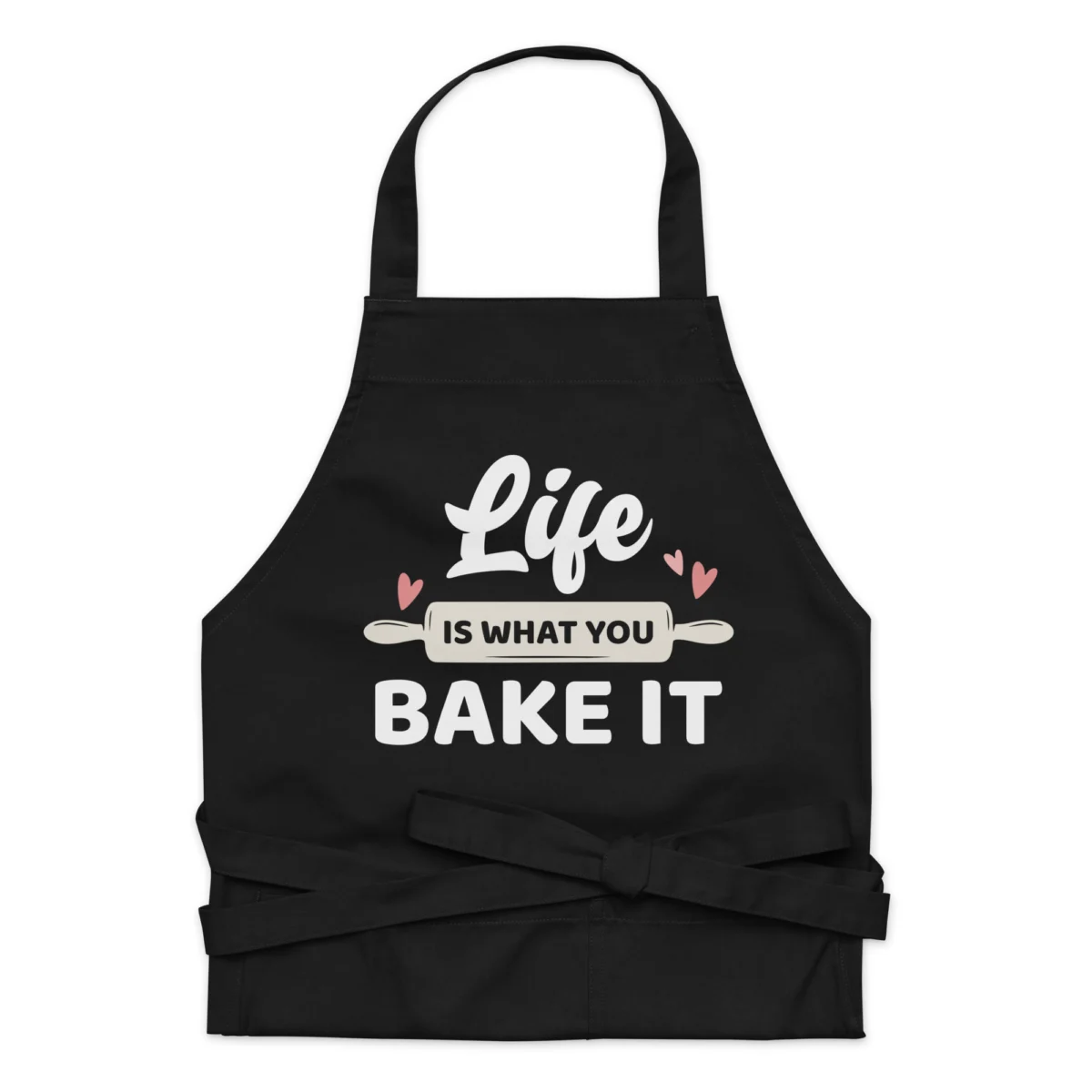 Life Is What You Bake It Funny Baking Apron - Funny Cake Baking Joke - Baking Apron - Cooking Apron -  Gift For Baker Mom or Wife