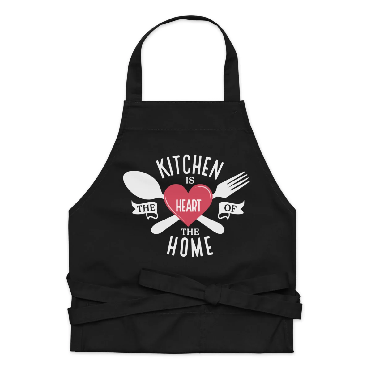 The Kitchen is the Heart of the Home Apron - Funny Home Kitchen Apron - Best Kitchen Gift For Her - For Mom