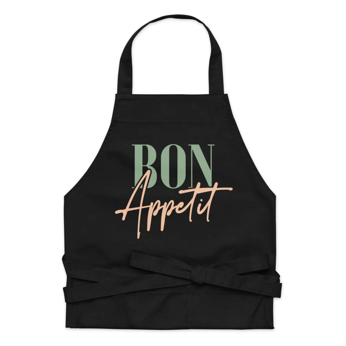 Bon Appetit Good Appetite Apron - Professional Chef Aprons For Men and Women - Cooking Apron for Mom - Farmhouse Apron Gift