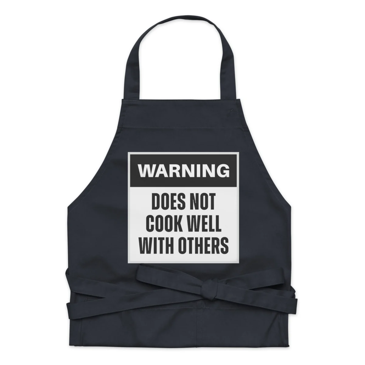 Warning Does Not Cook Well With Others Funny Chef Apron - Funny BBQ Grilling Gift for Dad And Grandpa - Funny Kitchen Apron Cooking Chef Gift - Novelty Cooking Grilling BBQ Apron