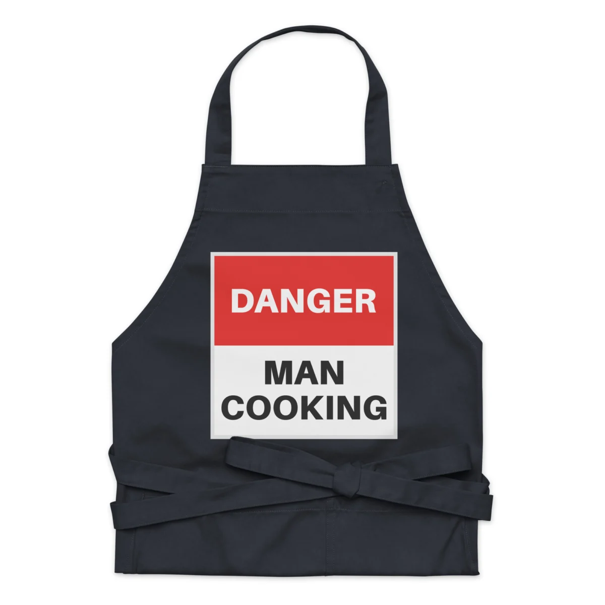 Danger Man Cooking Barbecue Apron - Funny Men's Cooking Apron - Kitchen BBQ Novelty Chef Apron for Men