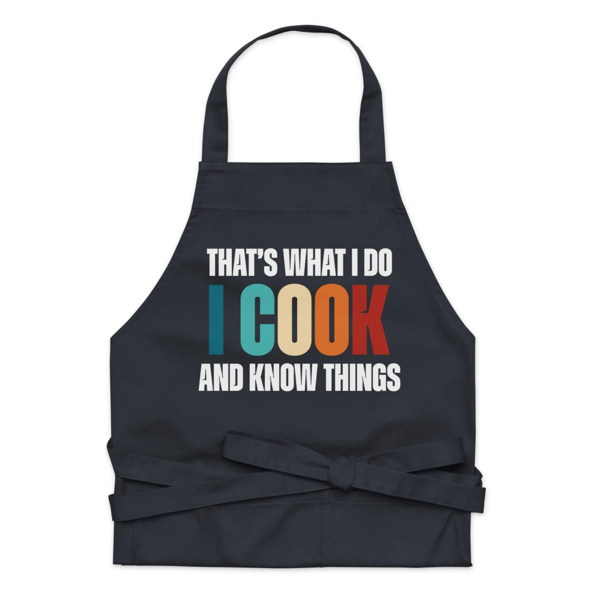 That's What I do I Cook and I Know Things Apron - Funny Kitchen Apron - Chef Funny Cooking Apron - for Men, Women Chefs