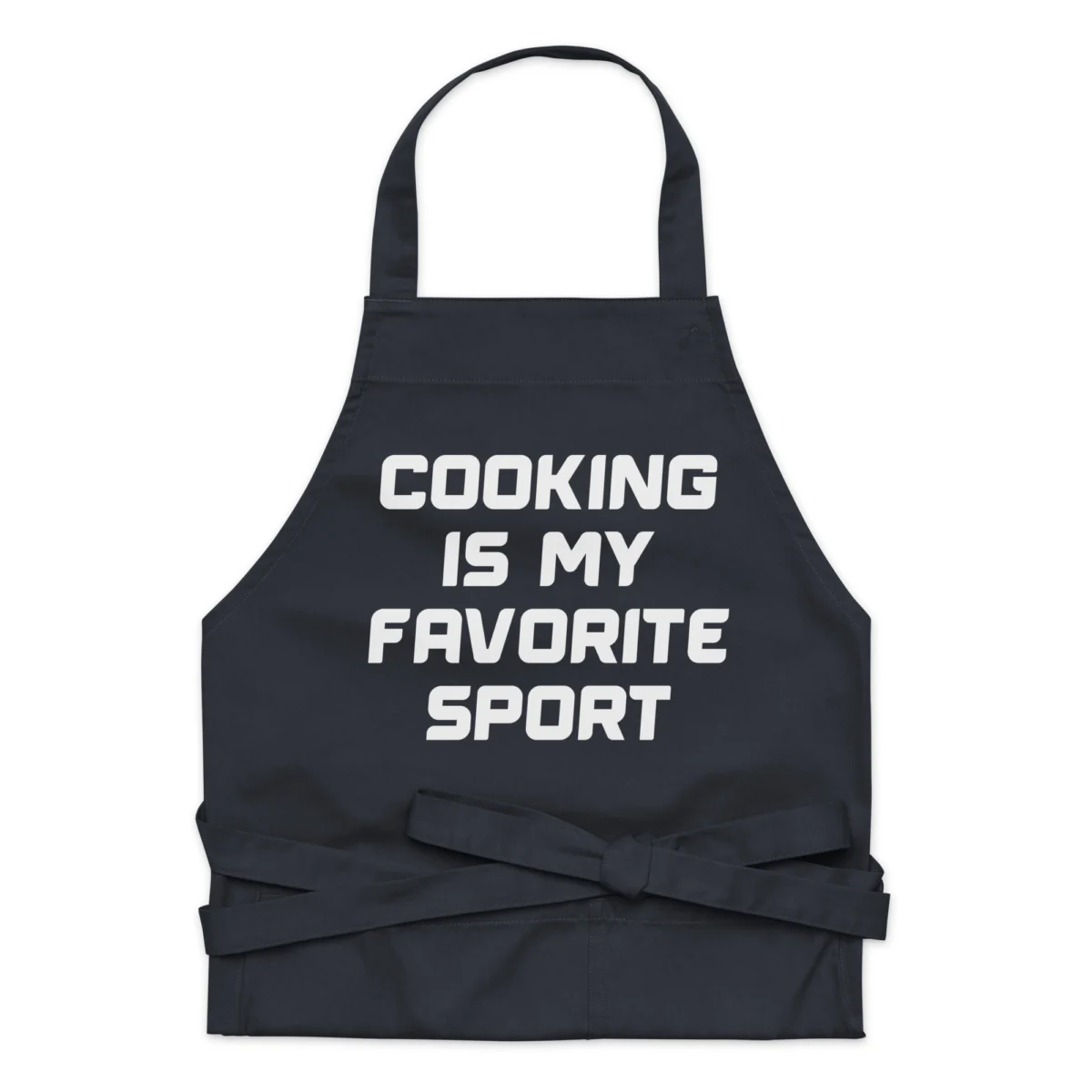 Cooking Is My Favorite Sport Funny Chef Apron - For Men and Women - Kitchen Cooking Chef Restaurant Aprons