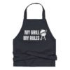 My Grill My Rules Apron - Funny Men's BBQ Apron - Apron Gifts for men - Apron Gift for Dads - Gift for Cook, Chef in the House, Barbecue Master
