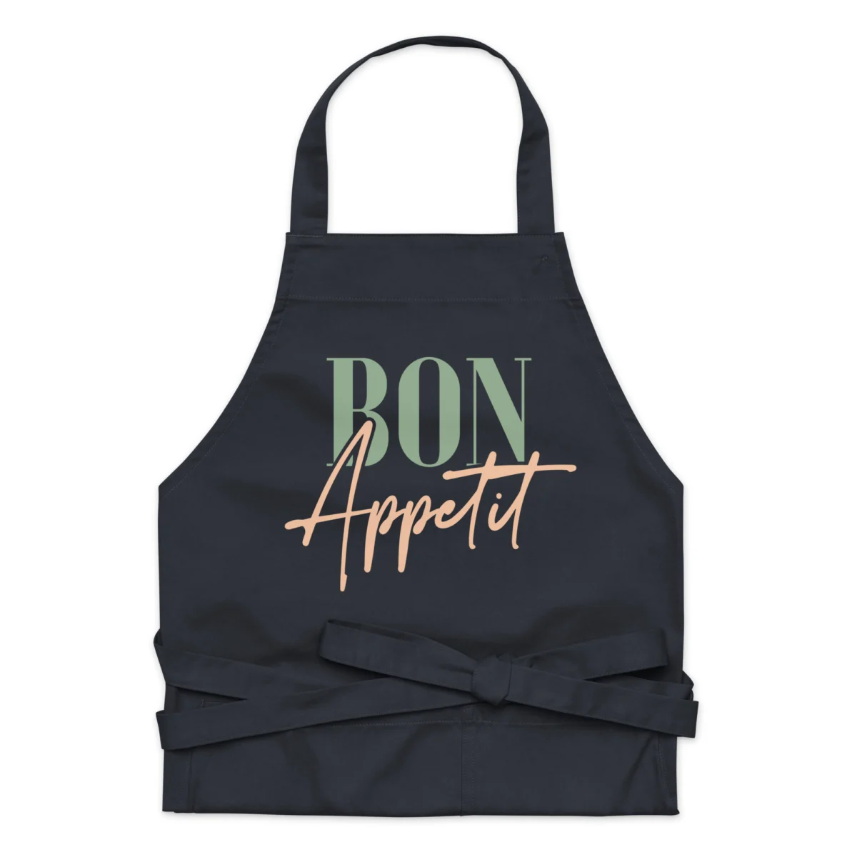 Bon Appetit Good Appetite Apron - Professional Chef Aprons For Men and Women - Cooking Apron for Mom - Farmhouse Apron Gift
