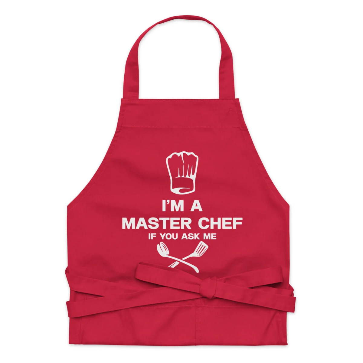 Funny Chef Apron: I'm A Master Chef If You Ask Me - Cooking Apron for Home Chefs