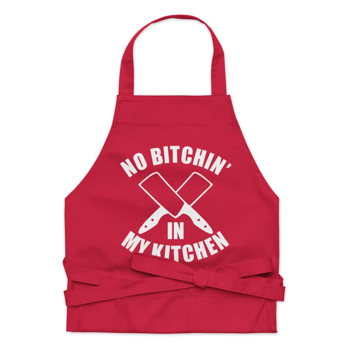 No Bitchin In My Kitchen Funny Chef Apron - Mother's Day Gift For Mom - Funny Kitchen Cooking Sassy Apron - Cute Kitchen Gift for Her - For Cooks