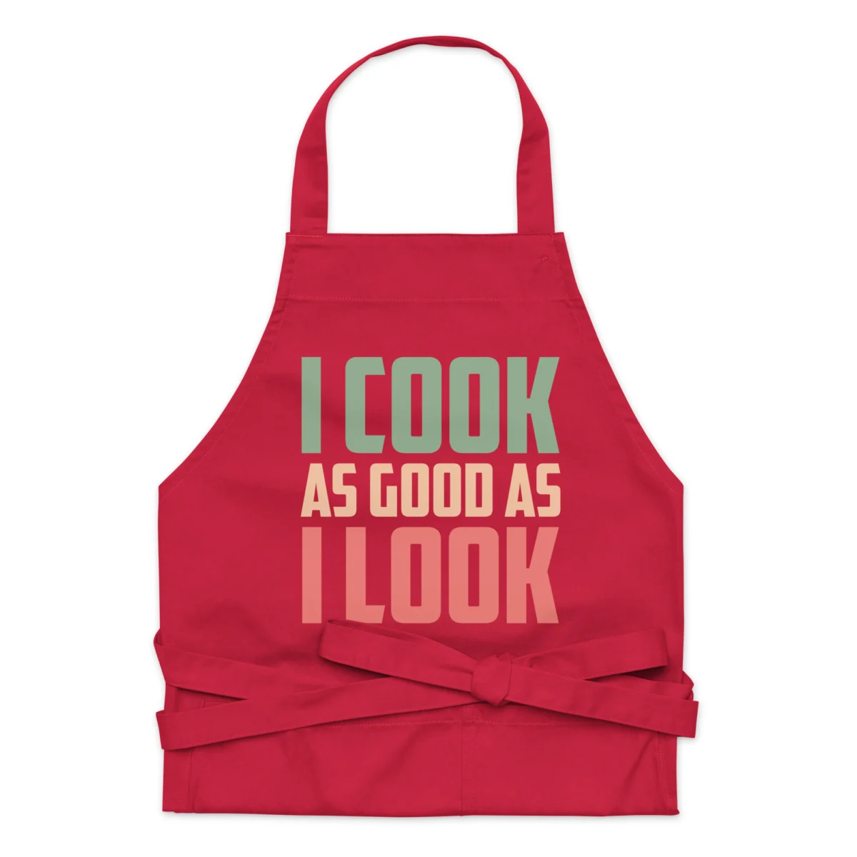 I Cook As Good As I Look Chef Apron - Kitchen Cooking Gift Idea - Wife Cooking Apron - Mom Birthday Gift - Funny Lunch Dinner Party Apron For Men And Women