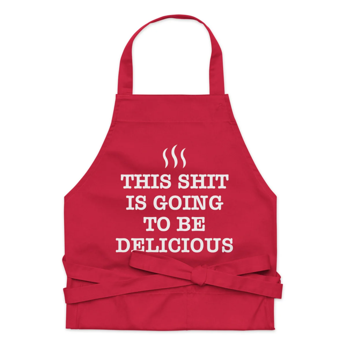 This Shit is Going to be Delicious Apron - Funny Apron Gift for Men And Women - Christmas, Thanksgiving Gift - BBQ Grill Cooking Gift for Husband - Gifts for dad - Fathers Day gift