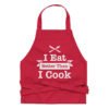 I Eat Better Than I Cook Funny Apron - Humorous Cooking Apron for Men and Women - Funny Cooking Apron Gift for Her