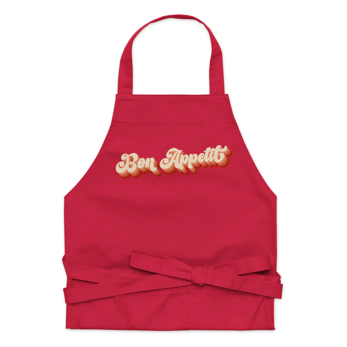 Bon Appetit Apron - Unisex Cooking and Baking Apron - Gift Idea for Him or Her