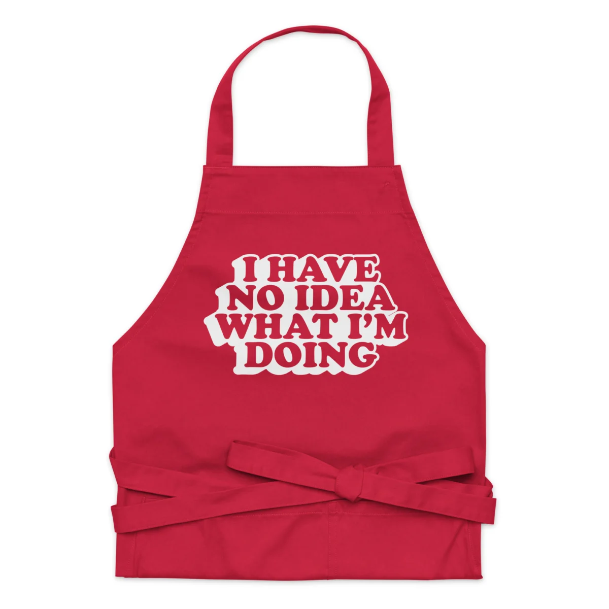 I Have No Idea What I'm Doing Apron - Funny Apron for Men - BBQ Grill Apron - Funny Meme BBQ Grilling Gift for Fathers