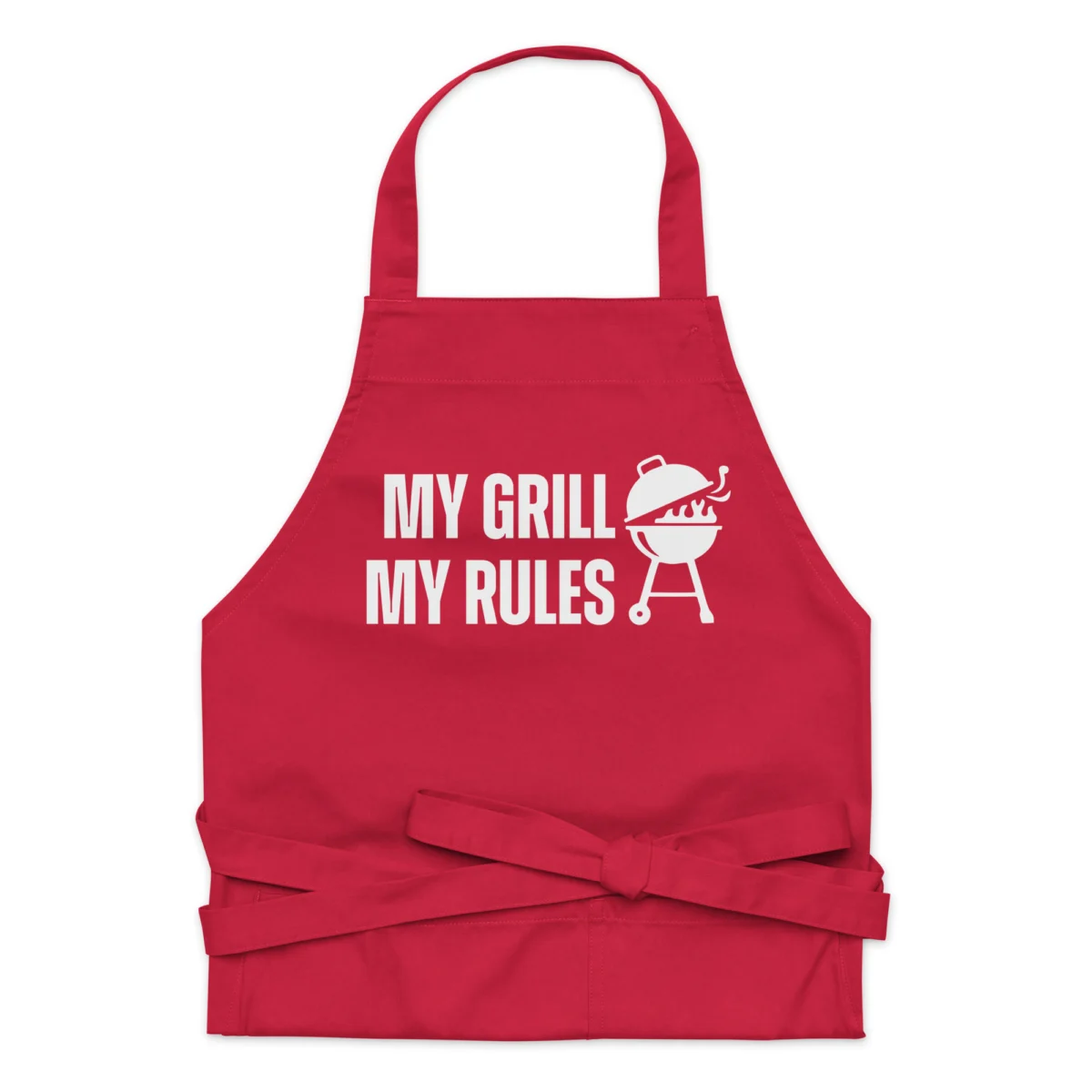 My Grill My Rules Apron - Funny Men's BBQ Apron - Apron Gifts for men - Apron Gift for Dads - Gift for Cook, Chef in the House, Barbecue Master
