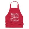 Taste and See That The Lord is Good Christian Apron - Cooking Aprons For Christians