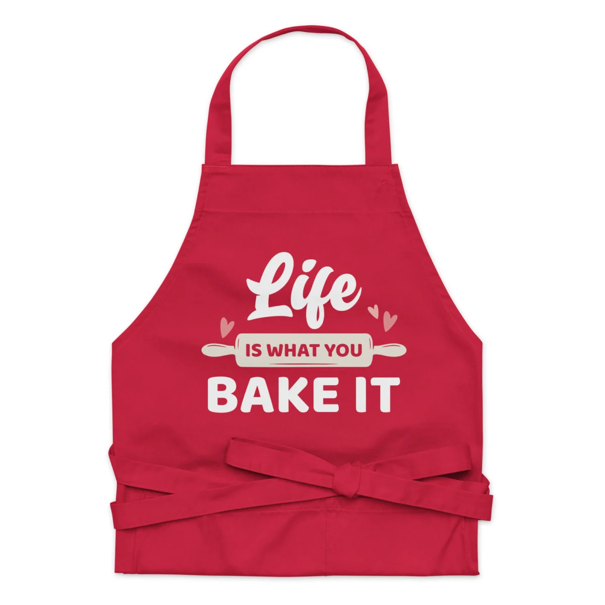 Life Is What You Bake It Funny Baking Apron - Funny Cake Baking Joke - Baking Apron - Cooking Apron -  Gift For Baker Mom or Wife