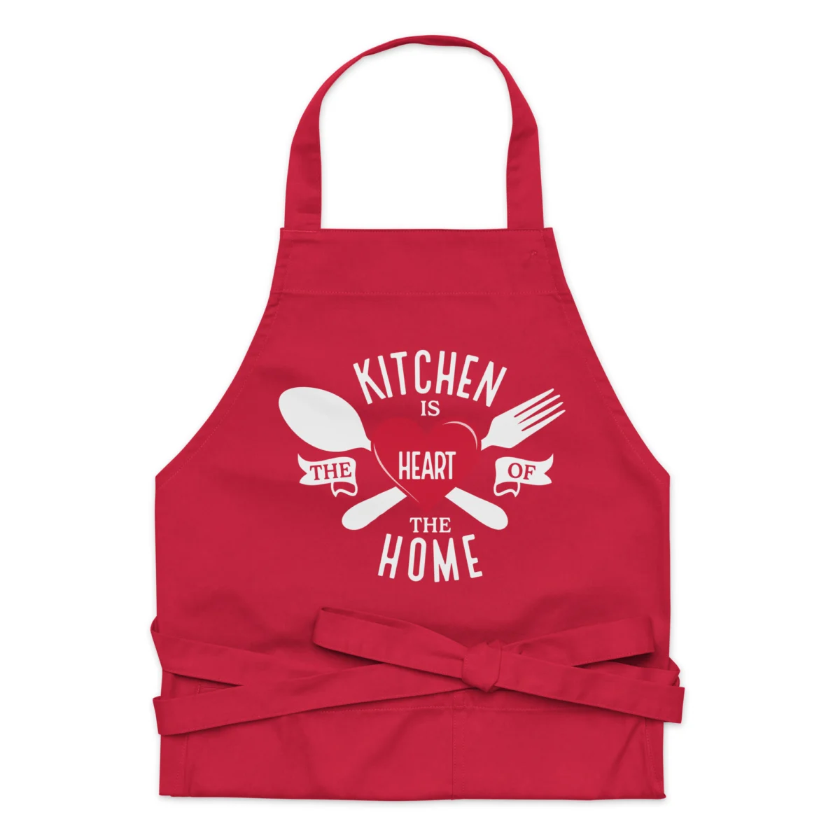 The Kitchen is the Heart of the Home Apron - Funny Home Kitchen Apron - Best Kitchen Gift For Her - For Mom