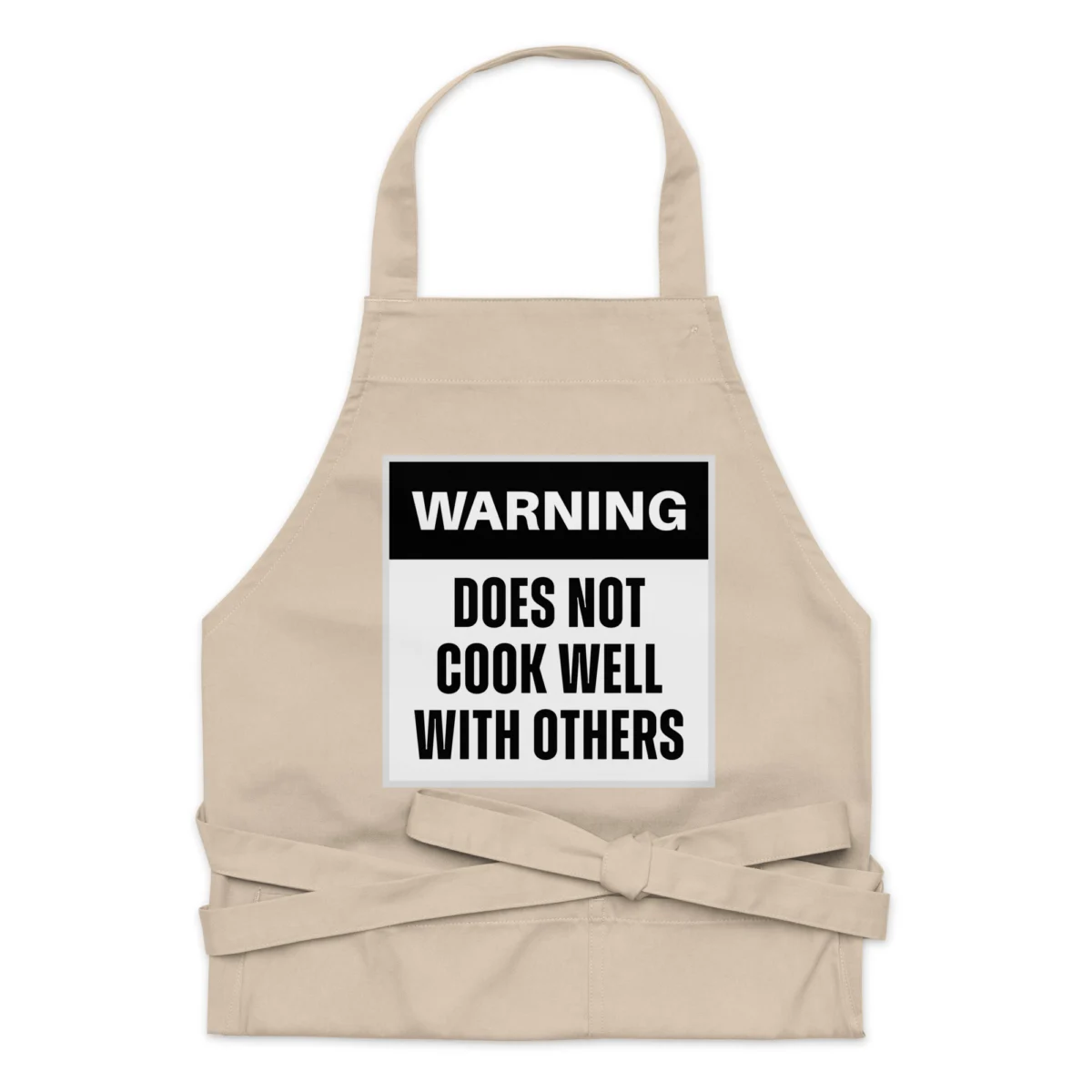 Warning Does Not Cook Well With Others Funny Chef Apron - Funny BBQ Grilling Gift for Dad And Grandpa - Funny Kitchen Apron Cooking Chef Gift - Novelty Cooking Grilling BBQ Apron