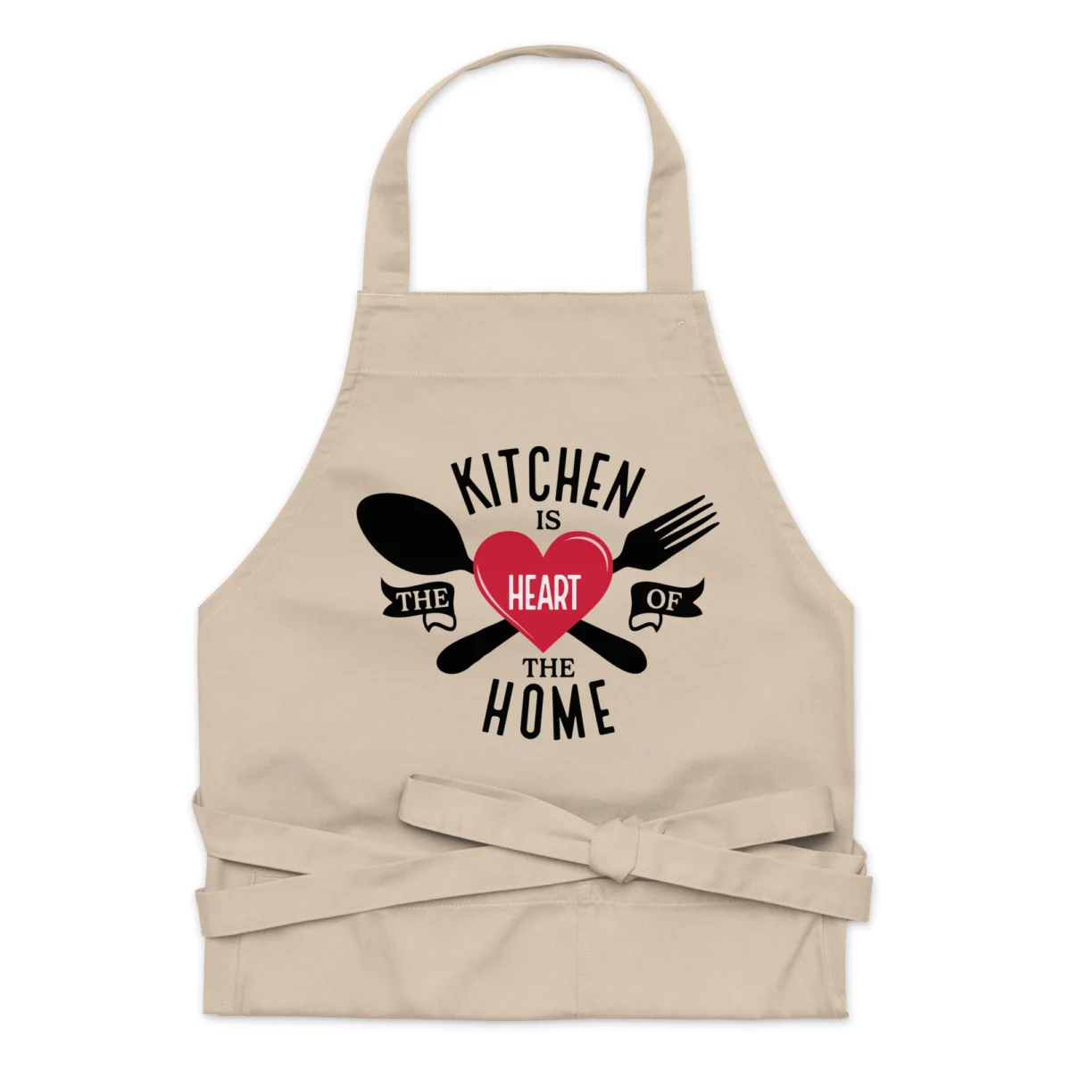 The Kitchen is the Heart of the Home Apron - Funny Home Kitchen Apron - Best Kitchen Gift For Her - For Mom